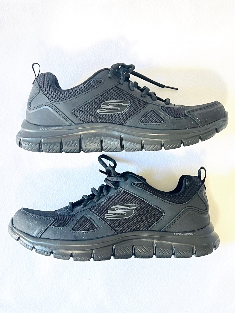Skechers Track-Scloric Sneakers Men’s Wide Fit Size 9 Black Lightweight Athletic - Picture 8 of 11
